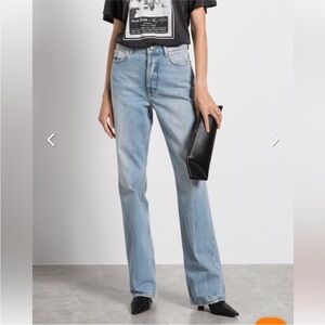 Anine Bing Light Blue High-Waisted Olsen Jeans